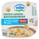 mila Gusto+Gusto Yogurt Pesca + Choco Wafer White 150 g